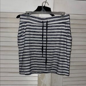 Striped Blue and White Skirt